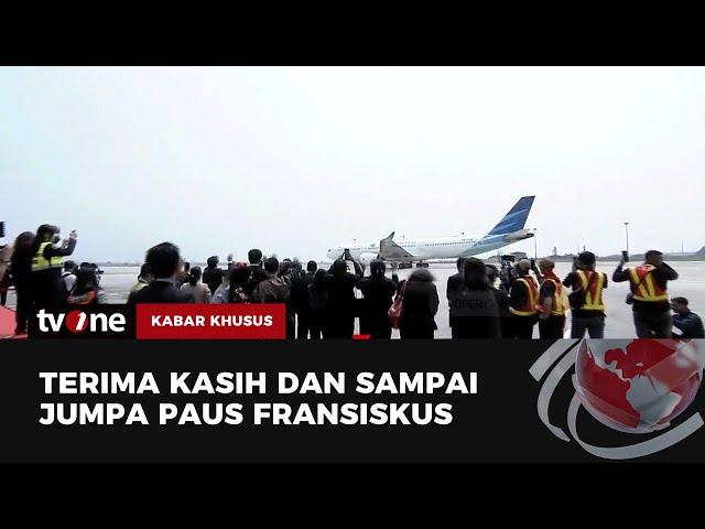 Momen Lambaian Tangan untuk Paus Fransiskus yang Bertolak ke Papua Nugini | Kabar Khusus tvOne