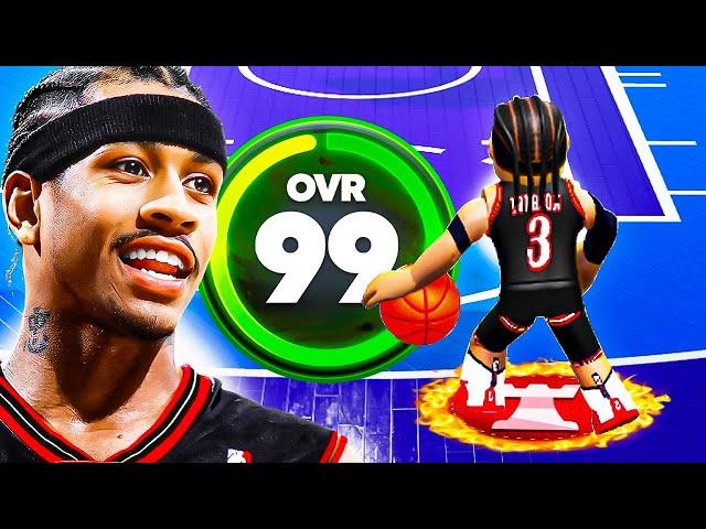 I Created PRIME Allen Iverson in Roblox Basketball..(INSANE ANKLE BREAKERS)