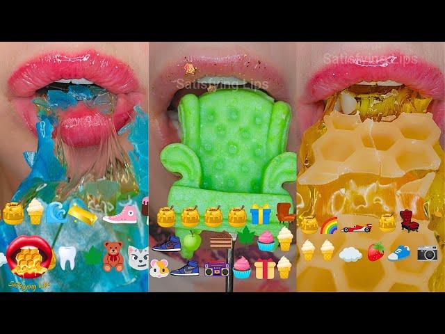 30 Minute Satisfying ASMR Eating EMOJI FOOD Mukbang 먹방