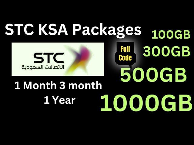 STC internet Packages | stc offers prepaid | stc packages monthly