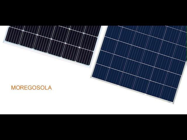 why choose Morego solar panel