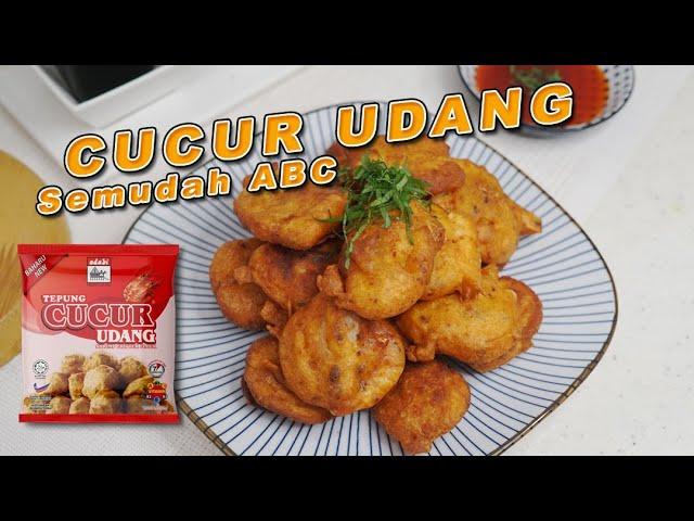 #ASMR Juadah Minum Petang, Cucur Udang Guna Tepung ADABI Je. Mudah dan Sedap! | iCookAsia