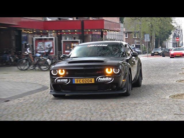 840HP Dodge DEMON SRT Supercharged 6.2 V8 - Lovely Exhaust Sounds!