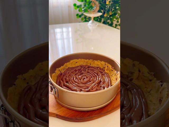 كعكة كوكيز  ذايبة ذوبان 🫠وغرقانة شيكولاتة