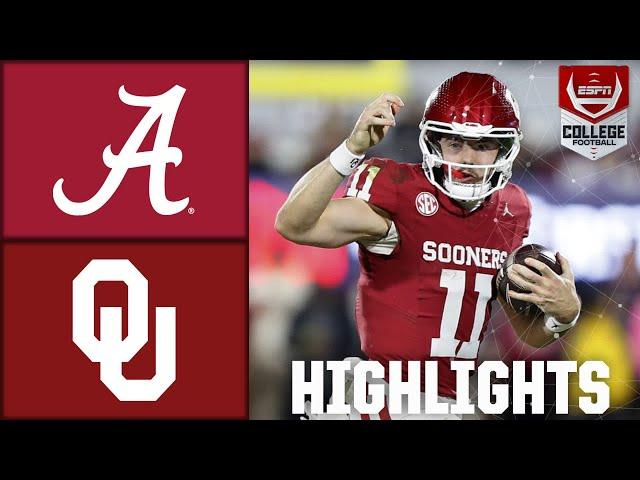 Alabama Crimson Tide vs. Oklahoma Sooners | Full Game Highlights | ESPN College Football