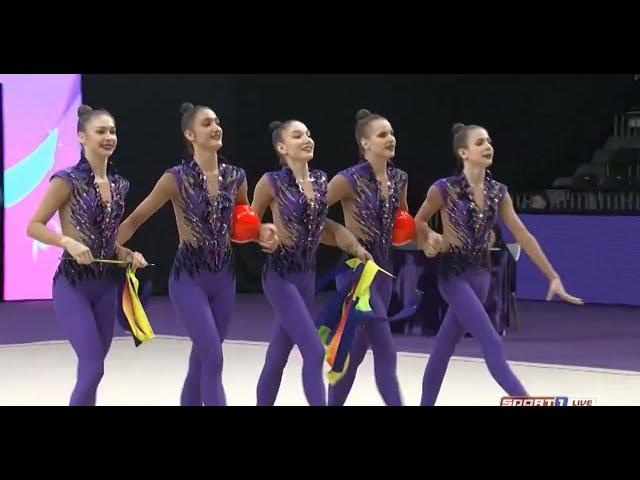 Group Team Ukraine 3 Ribbons/2 Balls Final 33,850  - World Challenge Cup Cluj-Napoca 2024