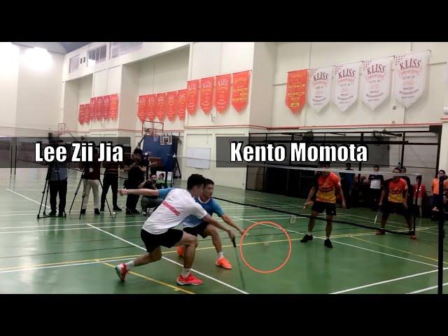 What happens when Kento Momota and Lee Zii jia are in one team.