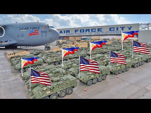 900 Armored vehicles for the philippine army arrive in clark air base