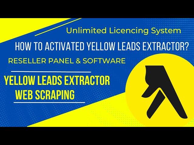 How to Use Yellow Leads Extractor? How to activated Yellow Leads Extractor? #YellowPagesScraper |