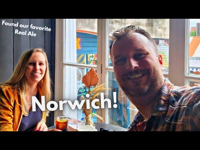 AMERICANS Exploring Norwich by Driving & Walking | Beautiful ENGLAND