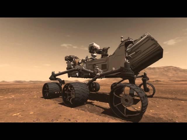 Mars Science Laboratory Curiosity Rover Animation