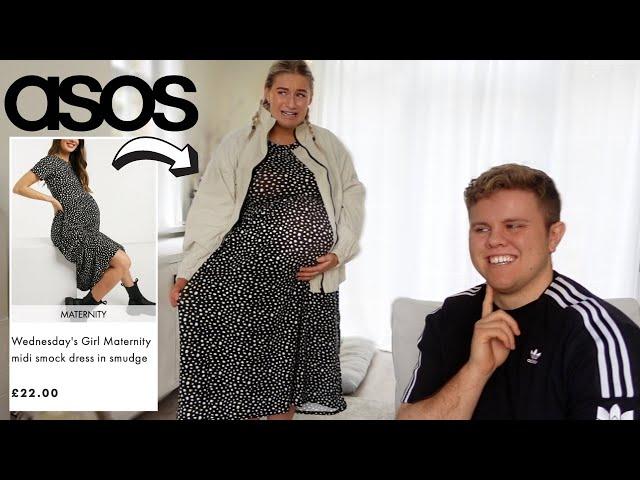 HUSBAND BUYS MY MATERNITY OUTFITS *THIRD TRIMESTER* | James and Carys