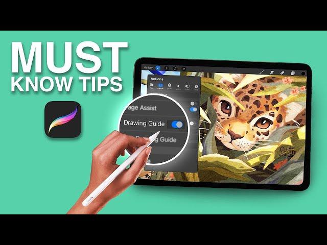 7 Procreate tips I wish I knew as a beginner (no.7 is my fave)