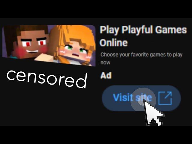 I clicked on every minecraft ad I saw....