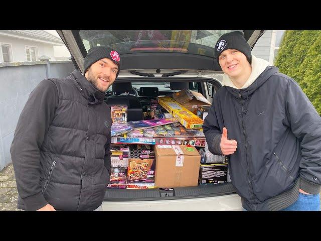 Our Fireworks Shopping Tour 2024 - Buy over 1000€ worth of fireworks