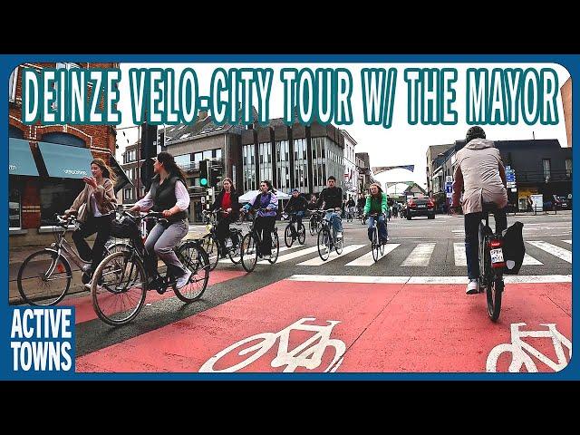 DEINZE: A very special bike tour of this cycle-friendly city by the mayor (Velo-City Conference)