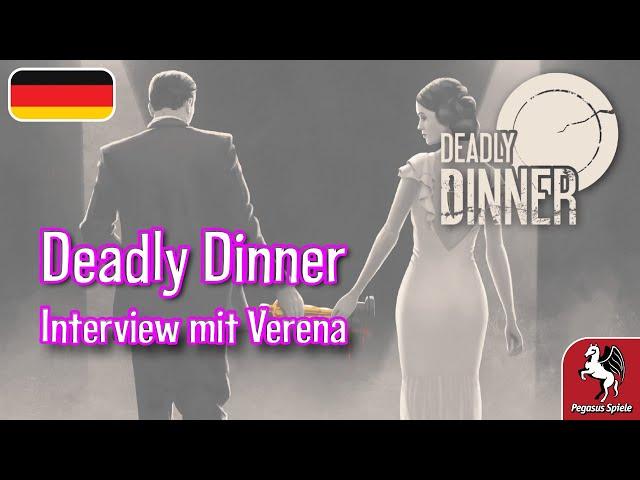 Deadly Dinner |DE| Interview mit Verena | Pegasus Spiele