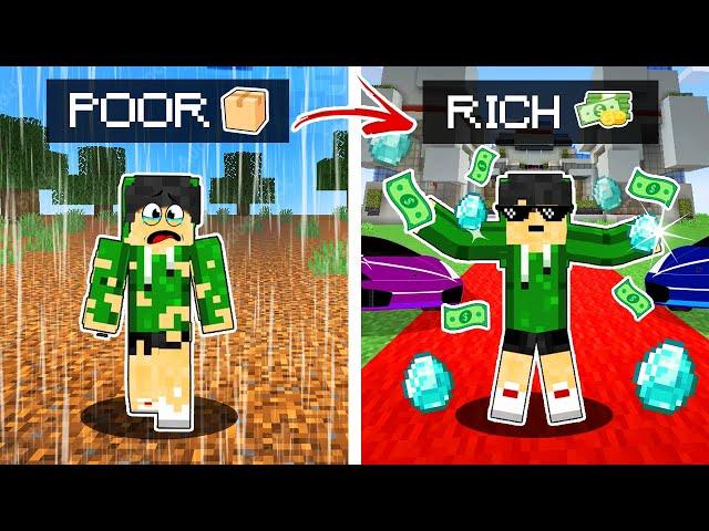 Going from POOR To RICH In Minecraft! (Tagalog)