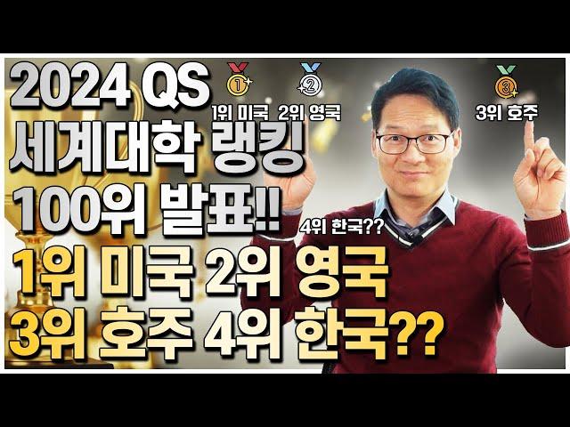 2024 QS 세계대학 랭킹 100위, 호주대학교 순위는 어디쯤일까? [호주유학클럽 TV]