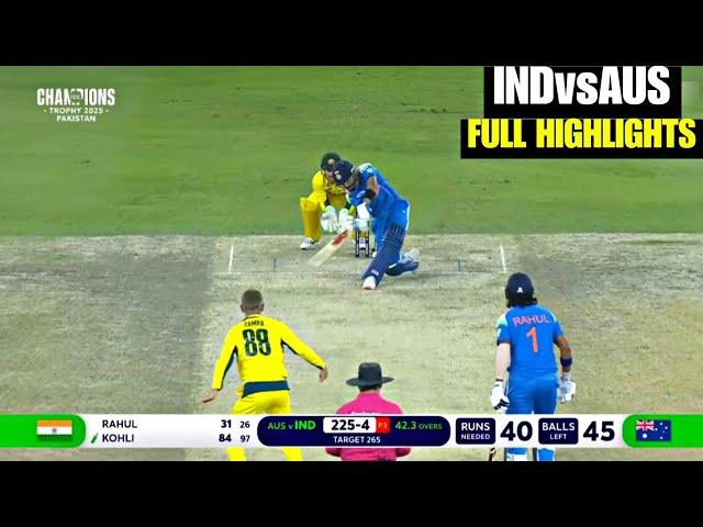 INDIA VS AUSTRALIA SEMI FINAL CHAMPIONS TROPHY FULL HIGHLIGHTS | INDvsAUS highlights | CT 2025