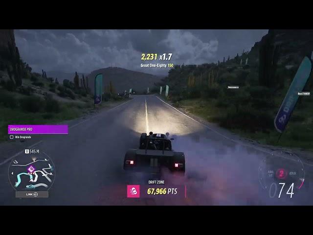 Forza Horizon 5 RALLY ADVENTURE Devils Pass Drift Zone Top 250