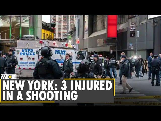 New York Times Square shooting leaves three injured | Latest World English News | WION News