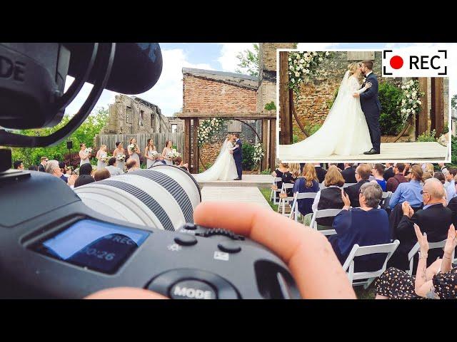 Wedding Filmmaking Behind The Scenes SOLO Handheld | Simple Wedding Video