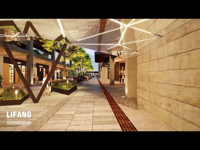 Retail Commercial 3d walkthrough Animation by Lifang Vision