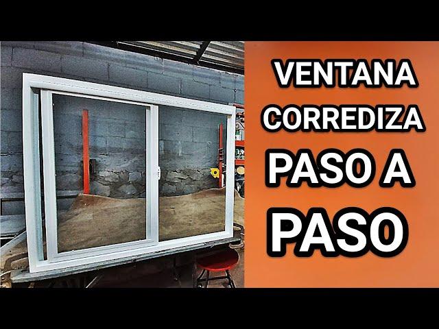 VENTANA CORREDIZA PASO A PASO - PROLAMSA - JJ HERRERIA Y MÁS