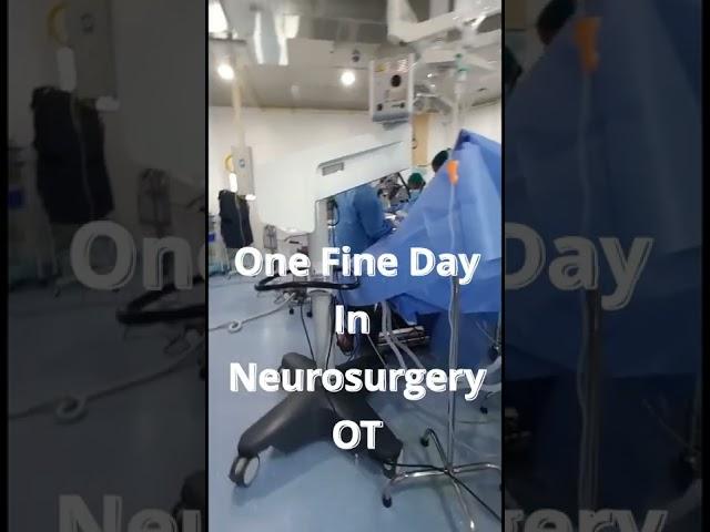 Neurosurgery Operation theatre. Spine Surgery. Dr Skanda Neurosurgeon #youtubeshorts