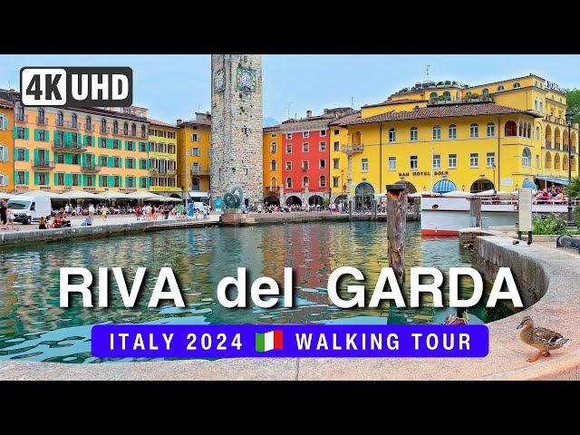 RIVA DEL GARDA Walking Tour 4K  ITALY 2024  Lake Garda WALK