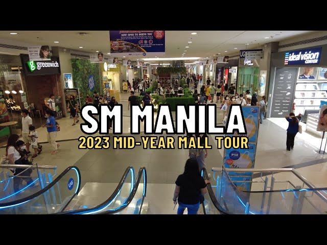 [4K] SM CITY MANILA MID-YEAR MALL TOUR I PHILIPPINES SHOPPING MALL TOUR 2023