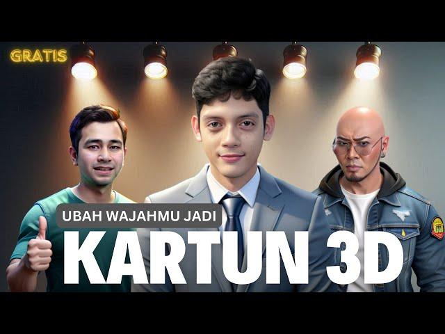 SEKALI KLIK! Buat Gambar AI Wajah Sendiri Jadi Kartun 3D Gratis