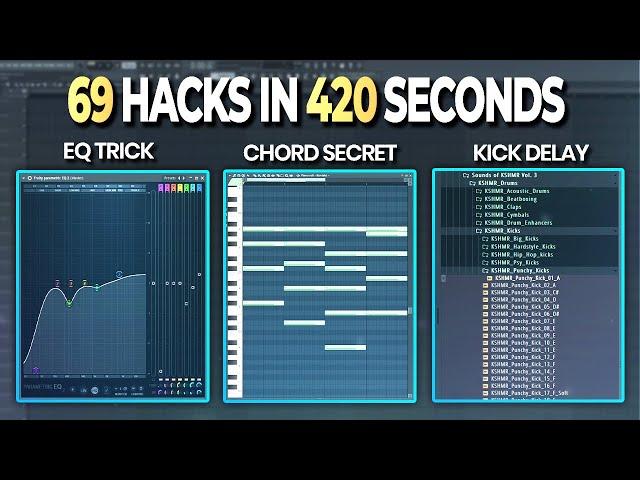 69 Producer Hacks In 420 Seconds