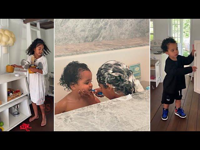 Khloe Kardashian Shares Adorable Playtime Videos of Her Kids Tatum and True Thompson