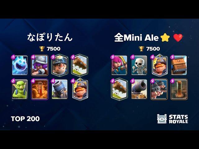 なぽりたん vs 全Mini Ale⭐️ [TOP 200]