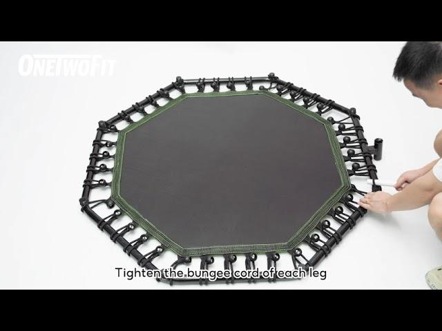 ONETWOFIT Rebounder Trampoline Install Video OT104 -New Install Tool