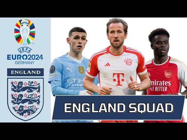 ENGLAND SQUAD EURO 2024 | England Football Team | Road to Euro 2024