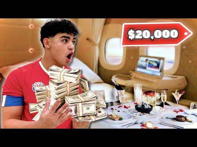 BUYING THE MOST EXPENSIVE PLANE TICKET AT THE AIRPORT ($20,000)