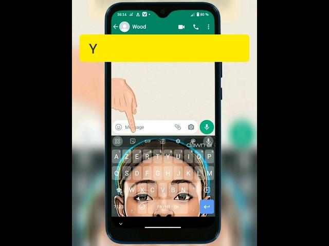 men kijan pouw mete yon foto nan klavye telefòn ou an #whatsapp #sekrè
