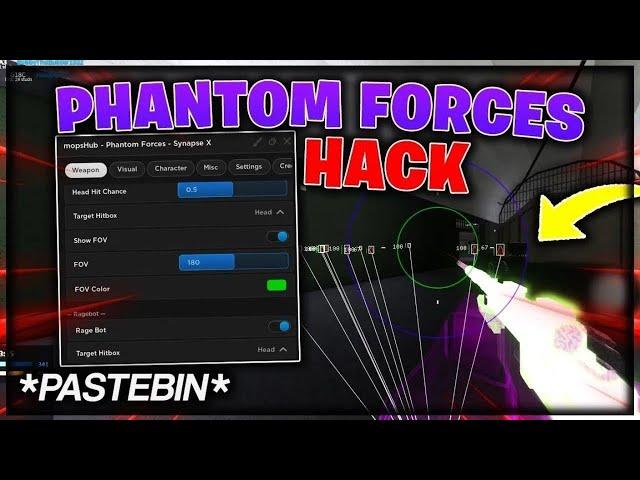 [NO VIRUS] Phantom Forces Script GUI / Hack | Working Aimbot + Inf Credits + Unlock PASTEBIN 2024