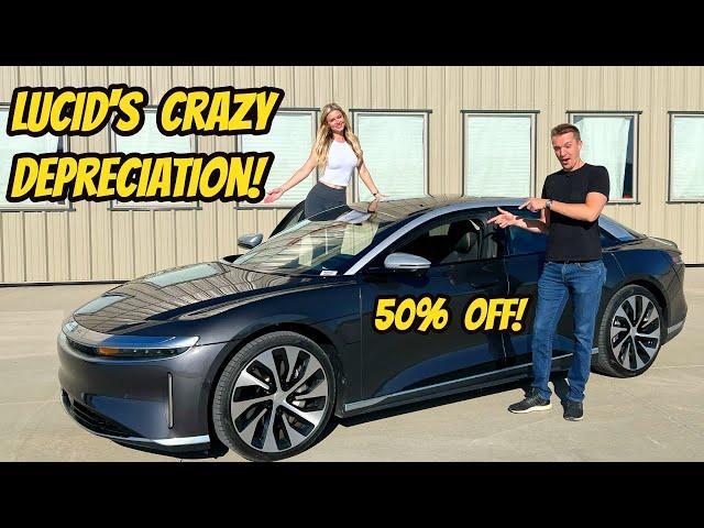 The $155,000 Lucid Air Touring is DEPRECIATING RAPIDLY, and a great buy at 50% off!