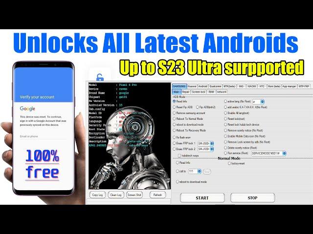 Finally Free FRP Bypass Tool For PC  Flashing And Unlocking Tool For All Android Phones