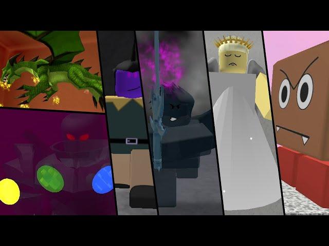 All Bosses (Normal and Hero) - A ROBLOX Quest: Elements of Robloxia