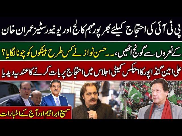 PTI running a strong campaign to make 24 November protest a success | Sami Abraham Latest