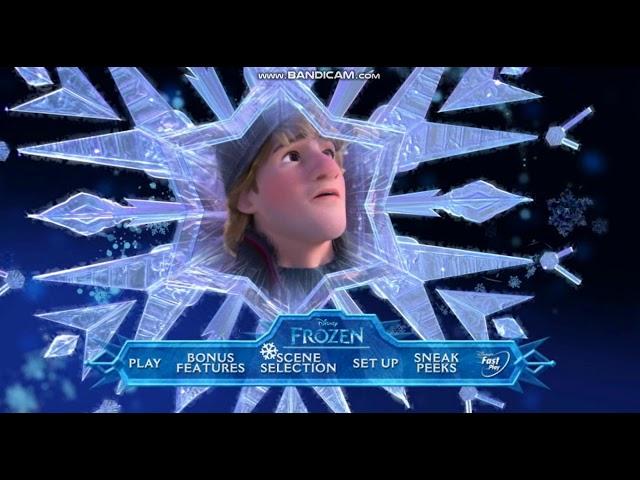 Frozen 2014 DVD Menu Walkthrough