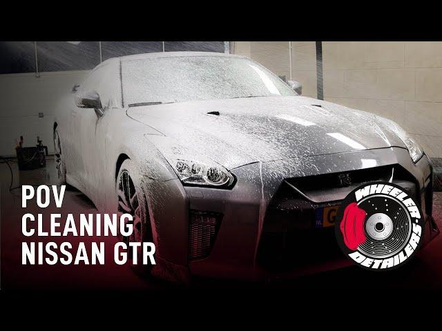 POV: NISSAN GT-R CARWASH & DETAILING | POINT OF VIEW VIDEO