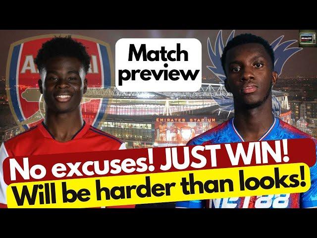 Arsenal vs Crystal Palace Carabao cup match preview | It will be hard but we must win NO MATTER WHAT