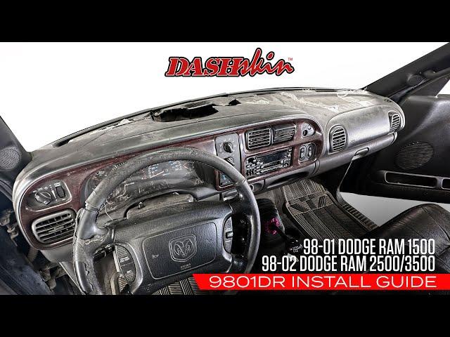 HOW TO: DashSkin Dash Cover Installation for 98-01 Dodge Ram 1500 (98-02 2500/3500)