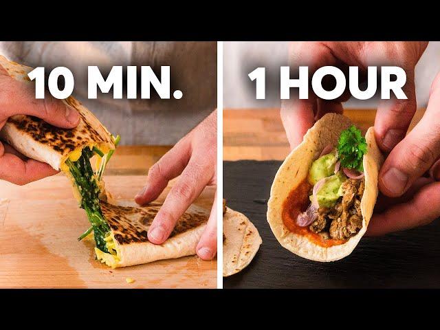 10-Minute Breakfast vs 1-Hour Breakfast